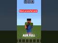 Most Powerful Mob in Minecraft 😱 Iron Golem Power! #minecraftshorts