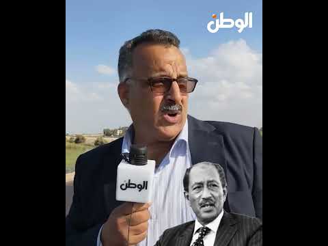 بعد توليه رئاسة الجمهورية السادات يعود للمطرية بالدقهلية ويضع حجر أساس ترعة السلام