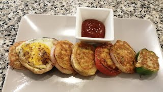 Egg Snacks | Egg Omelette With Onion Rings | Egg Onion Recipe | SR TASTY FOOD