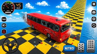 🚌💥 Impossible Bus Stunt Master! 🚀 Giant Mega Ramp Sky Challenge 🎮 Android Gameplay | DDK Games screenshot 2
