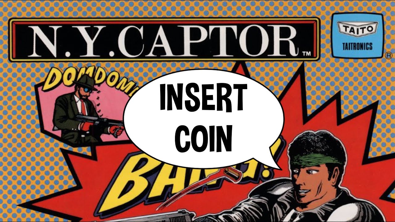 N.Y. CAPTOR 1985年 アーケードゲーム パンフレット チラシ タイトー「N.Yキャプター」チラシ/TAITO 