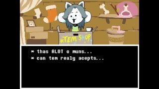 Undertale | buying coleg and temmie armor