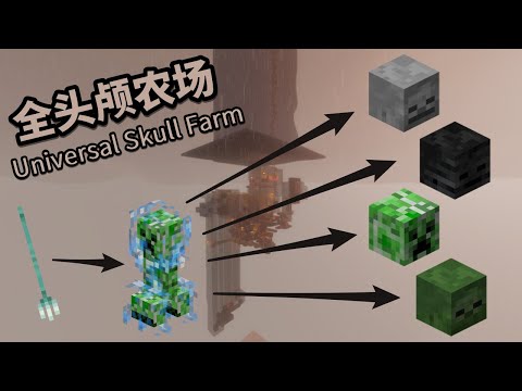 Universal Skull Farm MCJE 1.13.1+