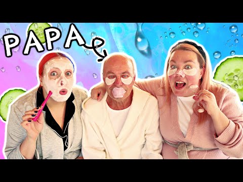 SPA MAISON avec notre Papa - Ses conseils pour l&rsquo;avenir de notre chaîne👨‍👧‍👧💙 |  2FILLESORDINAIRES