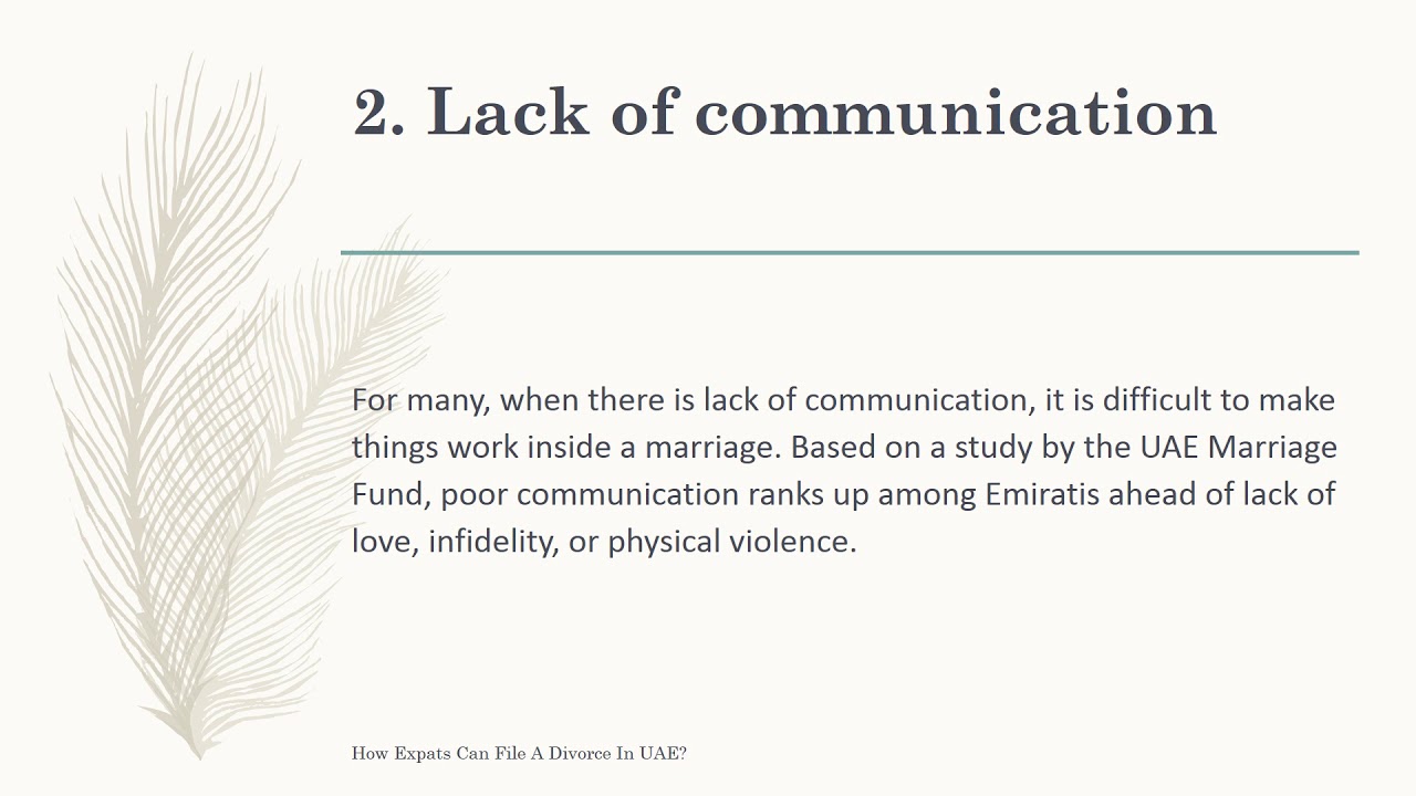 5 Most Common Reasons For Divorce In UAE