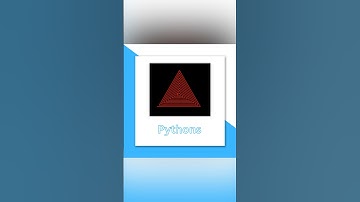 كود لرسم المثلث الحلزوني بلغة بايثون #بايثون #coding #programming #برمجة #python