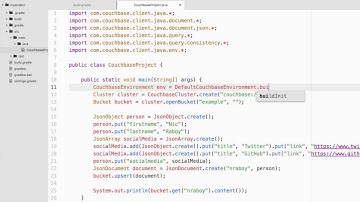 Getting Started with Java and Couchbase