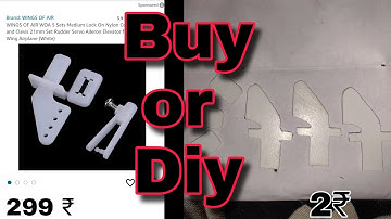 Diy Servo Control horns || How to Make servo control horns