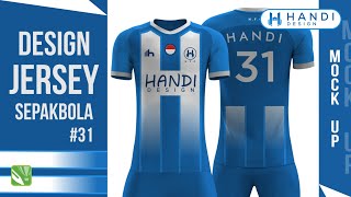 #31 Desain Jersey Sepakbola di Corel Draw - MOCKUP JERSEY screenshot 5