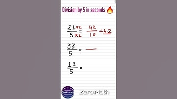 Division Trick #shorts #maths #division #mathtricks #youtubeshorts