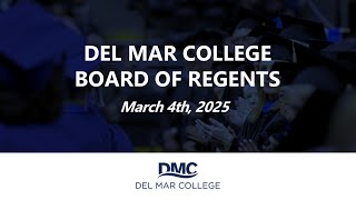 DMC Board of Regents Workshop (3-4-2025)