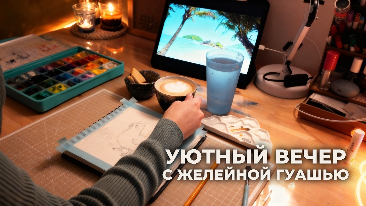 ЖЕЛЕЙНАЯ ГУАШЬ и мечты о курах на Гавайях🥹🐓🏝️