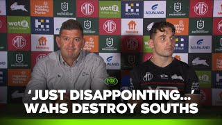 'We were just fatigued...': Souths drop to bottom of the ladder after a lacklustre loss | Fox League