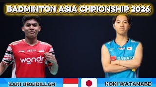 DRAMATIS! Moh Zaki Ubaidillah vs Koki Watanabe | Badminton Asia Championships 2026