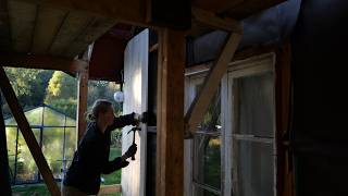 Insulating my way around the house - one gable left! | Harvest & goodbyes