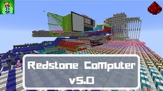 [Minecraft Computer Engineering] - Quad-Core Redstone Computer v5.0 [12k sub special!]