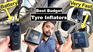 BEST TYRE INFLATORS FOR CARS & BIKES In 2023 | Battery, Display, Auto Cutoff | Qubo Inflators Review