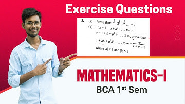 Proving Infinite Series and Product Identities | | Exercise-3(B) Q.N;3 | Sequences and Series |