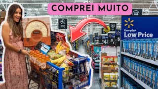 QUANTO EU GASTO FAZENDO COMPRAS NO WALMART DA FLÓRIDA?🇺🇸 | Bruna Danielle