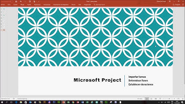 Curso Project 004 Agregar Tareas importando desde Excel   Fases   Duraciones