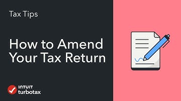 Hoe u uw belastingaangifte kunt wijzigen - TurboTax belastingtipvideo