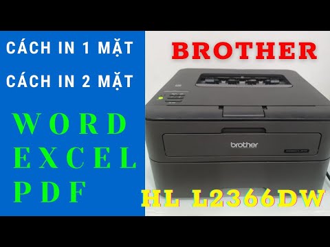 Video Cách in 1 mặt và 2 mặt file Word, Execl và PDF trên... - youtube
