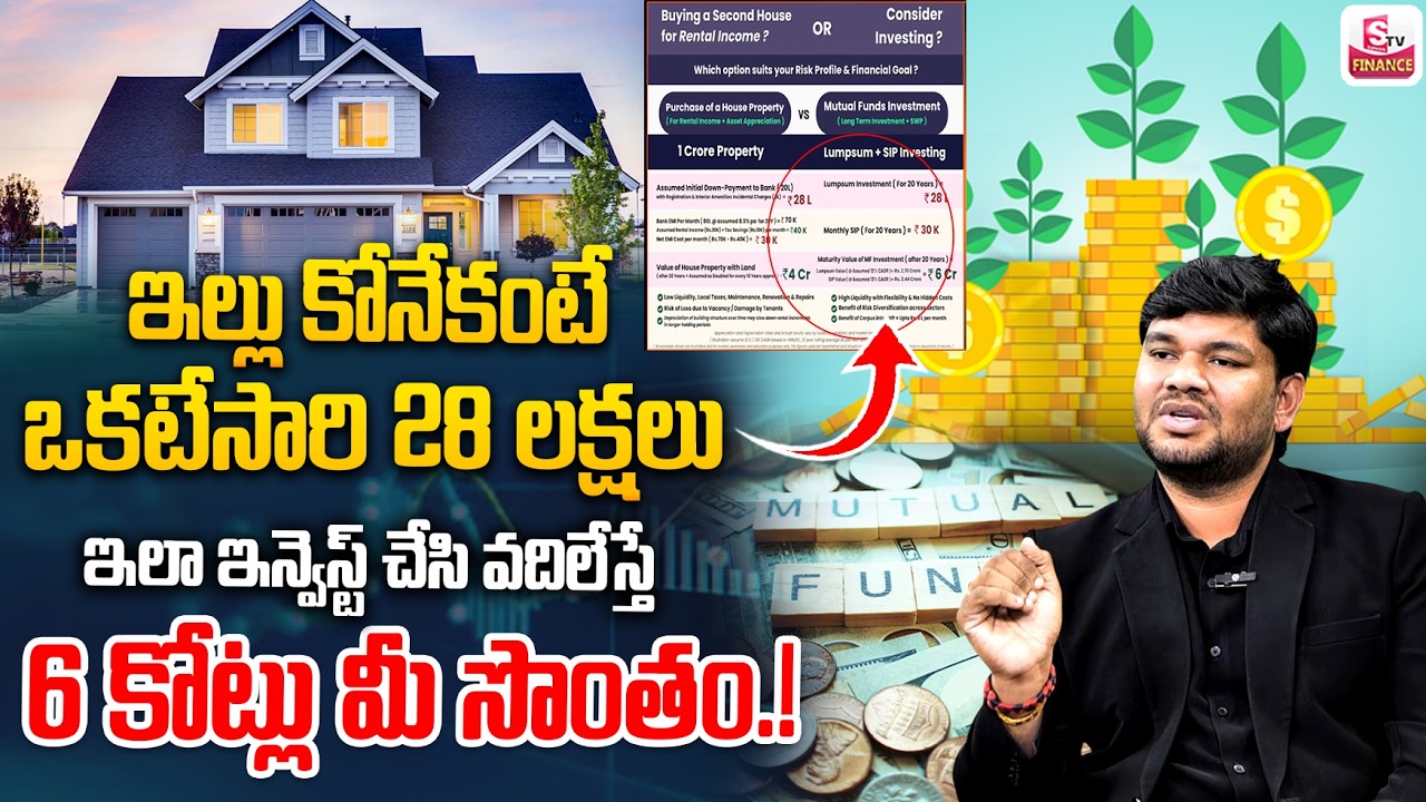 Mutual Fund for Lumpsum Investment | Investment vs Buy a House | ALPHA ASSET FINSERV |SumanTV Vishnu
