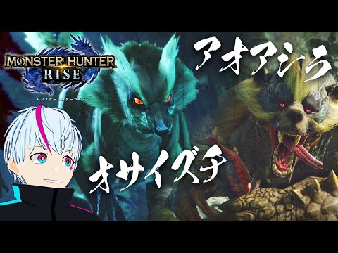 【MHRise】モンハンライズ始動！オサイズチ、アオアシラを狩る！