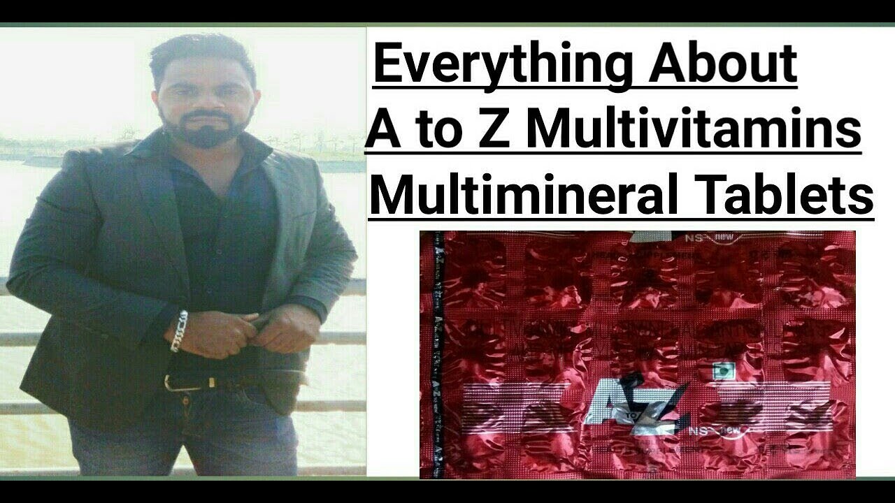 A to Z Multivitamin, Multimineral, Antioxidants and Methylcobalamin