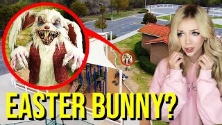 Drone Catches Easter Bunny At Haunted Park He Came After Us