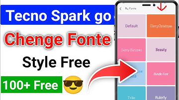 how to change font style in tecno spark go 2025 | tecno spark go 2025 font style change 