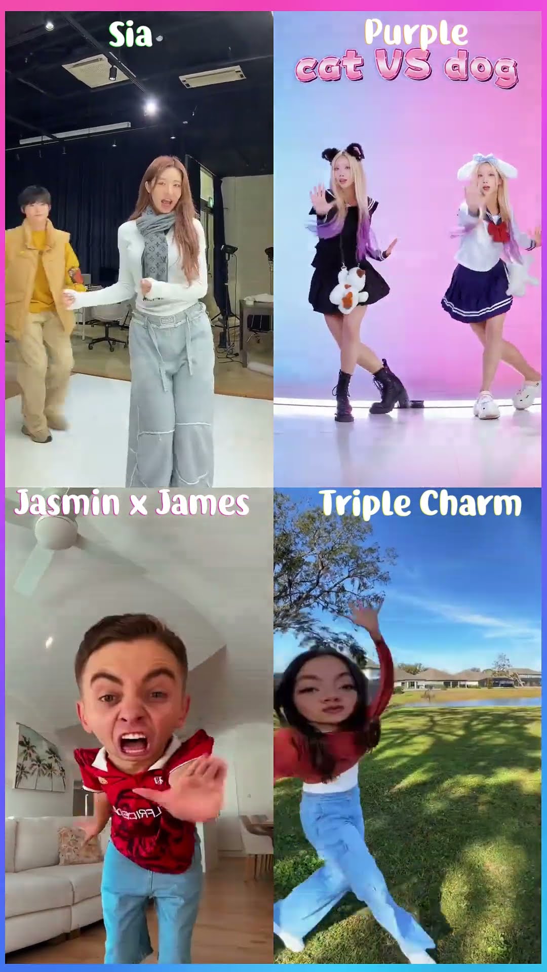 Ming Ming - Sia x Purple x Jasmin x James x Triple Charm #shorts #dance #tiktok