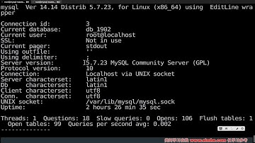 Linux开源数据库MySQL运维实战 第一天 08 创建数据库和表