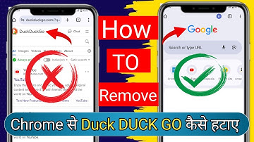 How To Remove DuckDuckGo Search Engine | Chrome Se DuckDuckGo Search Engine Kaise Hataye 2025