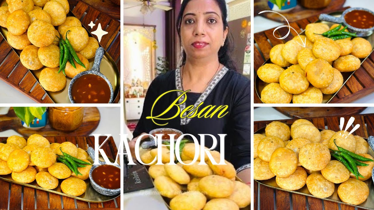 🌟जब 1 कप बेसन से बना लेंगे ये कचौड़ी तो मार्केट वाले अच्छे नहीं लगेंगे!😅