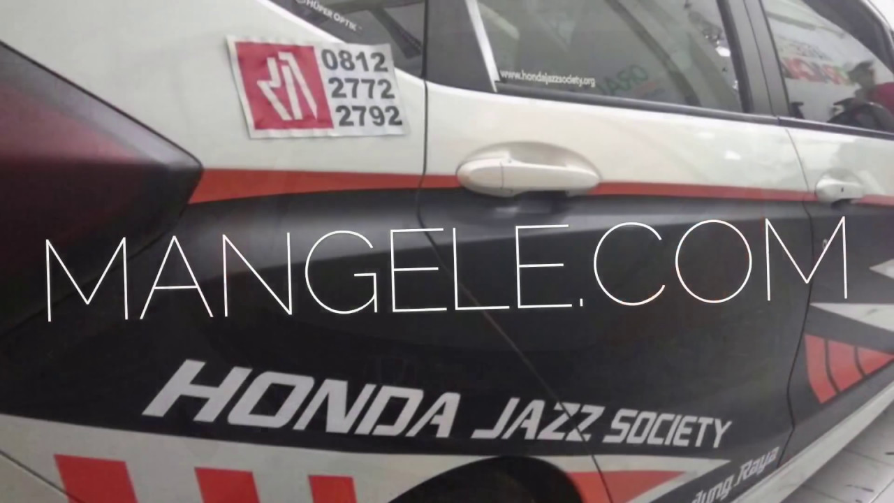 Jazz Cutting Stiker Mobil Bandung Mangele Sticker Pro YouTube