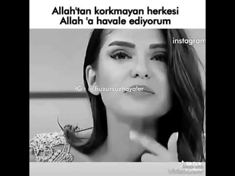 Allahtan korkmayan herkesi allaha havale ediyorum