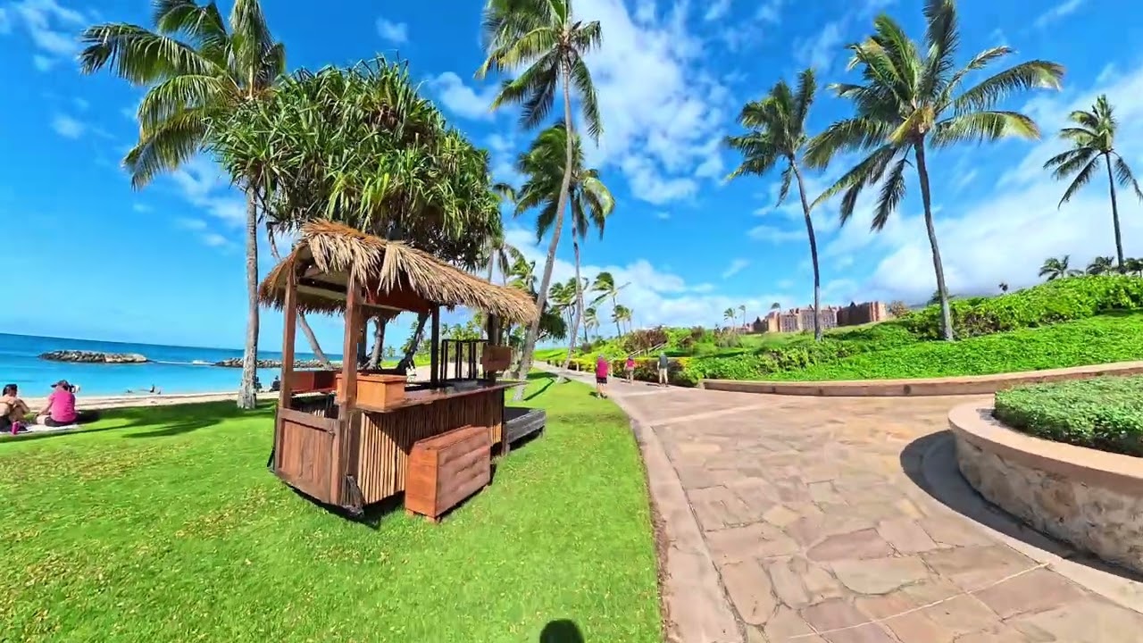 Ko Olina, Oahu Beach Boardwalk - Marriott Beach Club, Disney Aulani, Four Seasons, Resorts 2/12/26