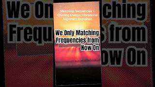 Matching Frequencies vs Chasing Energy | Vibrational Alignment Explained