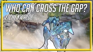 WHO CAN CROSS THE GAP (Eichenwalde) - Overwatch Flank Challenge