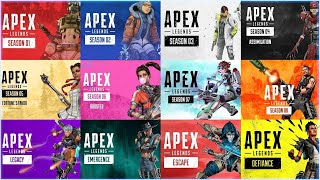 Apex Legends Season 1-12 All Cinematic Launch Trailers - All Story Trailers - HD