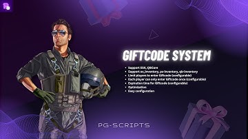 PG Scripts - Giftcode System [FREE] [ESX/QBCore] | FiveM Script