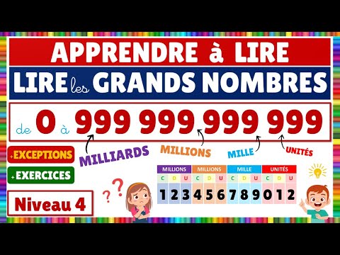 Reading Large Numbers || From 0 to 999,999,999,999 || Level 4