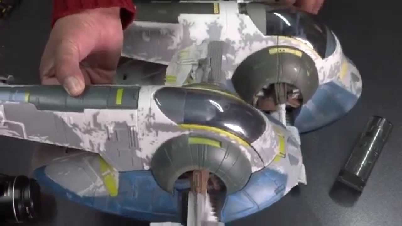 STAR WARS REVIEW - Jango Fett's Slave I Rise of Boba Fett - YouTube