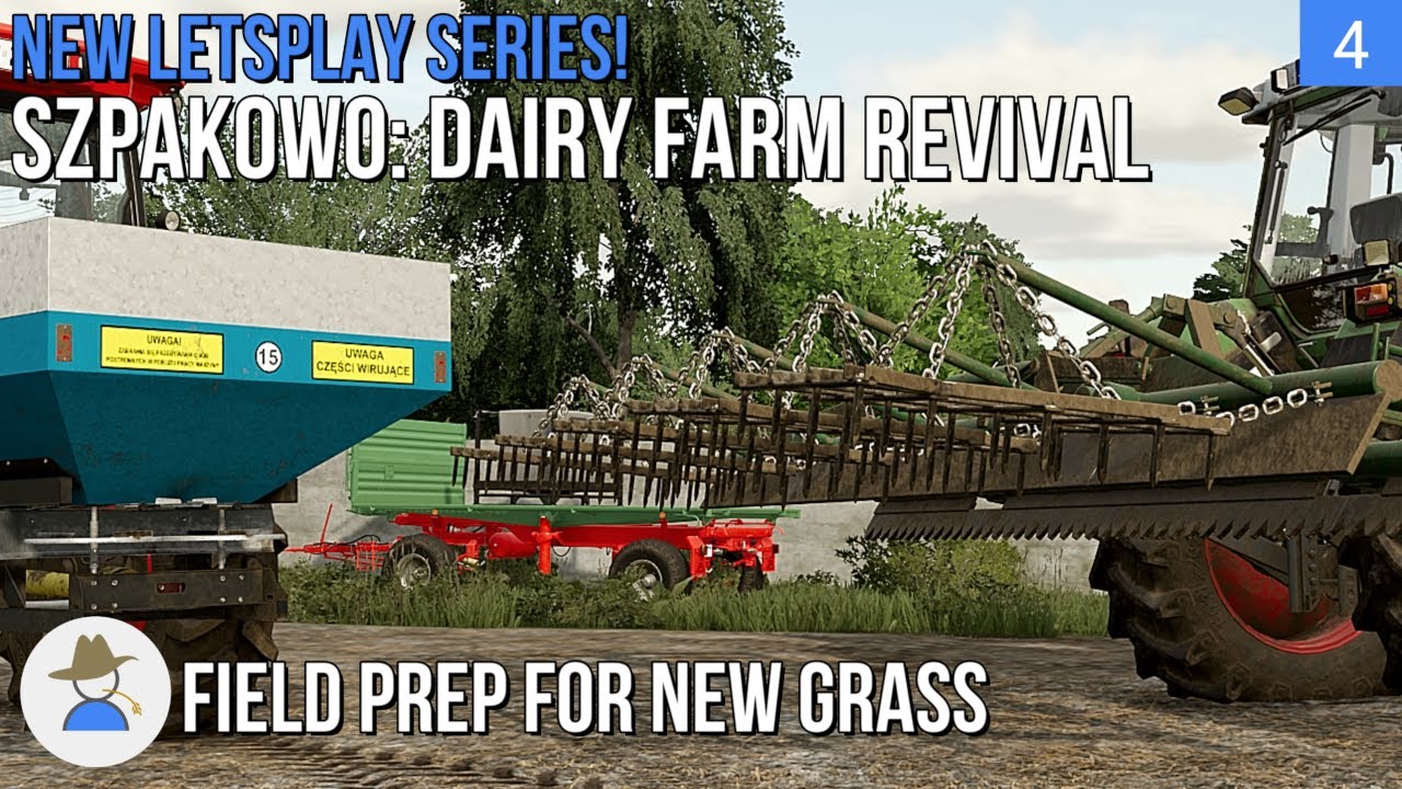 Field prep for new grass fields E4 Szpakowo Dairy Farm Revival