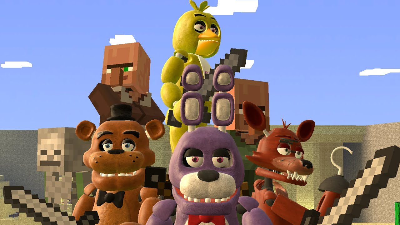 the fazbear s in minecrafte part 2