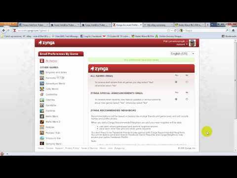 Zynga Poker Email preferences can not be turned off!