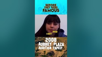 Aubrey Plaza was born to play April Ludgate!?