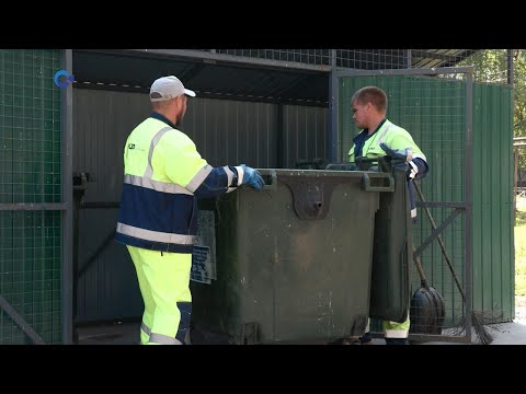 В Петрозаводске тестируют новую интервальную систему вывоза мусора с контейнерных площадок
