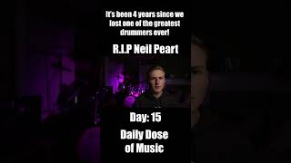 4 years ago we lost one of the greatest drummers to ever live...R.I.P. Neil Peart
